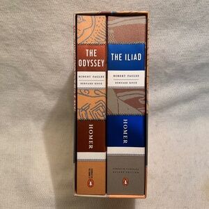 The ILIAD /The ODYSSEY Book Set by Homer Paperbacks in Box Set